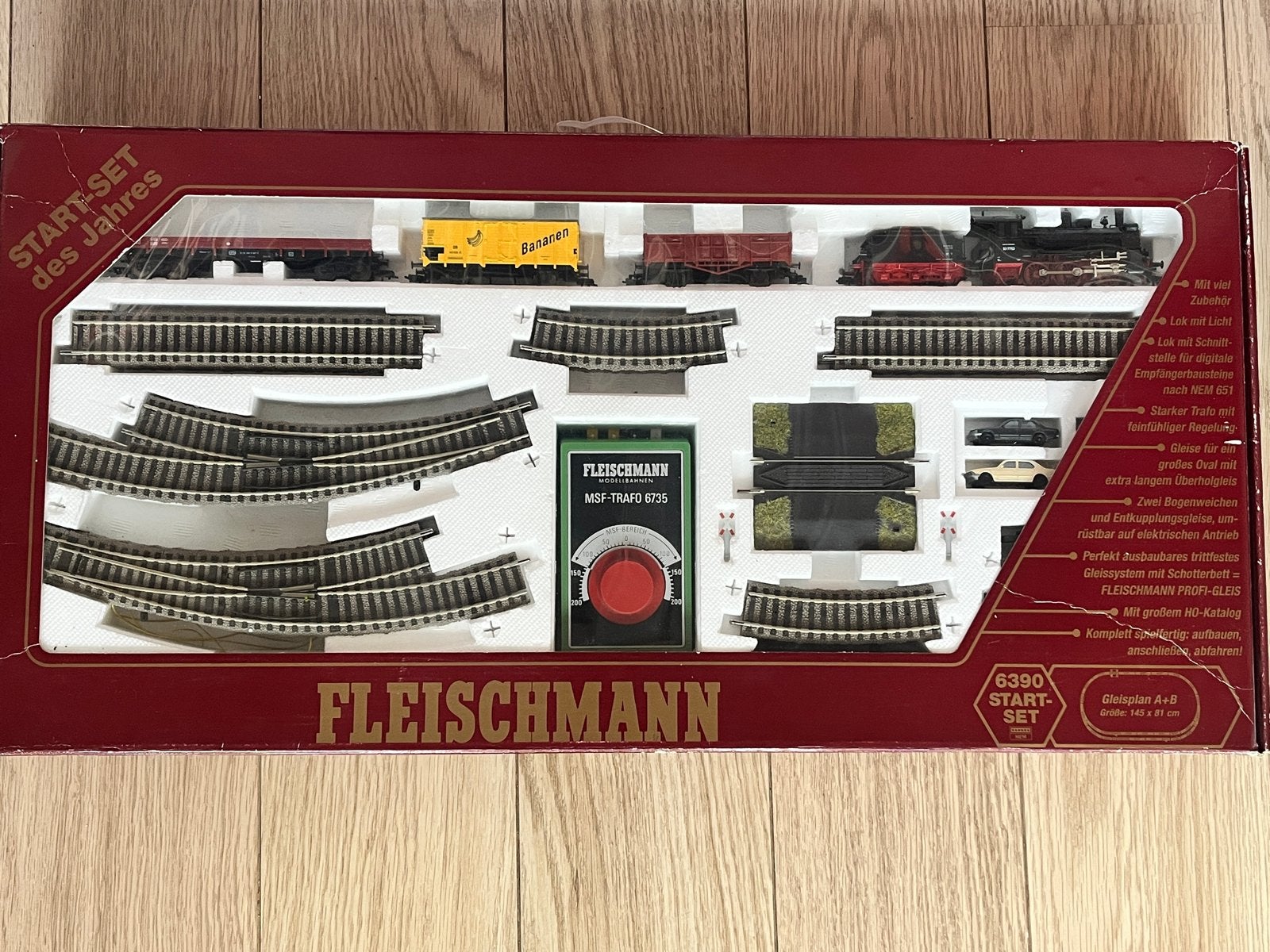 Fleischmann HO 6390 Start-Set met extra accessoires, Hobby en Vrije tijd, Modeltreinen | H0, Treinset, Gelijkstroom, Fleischmann