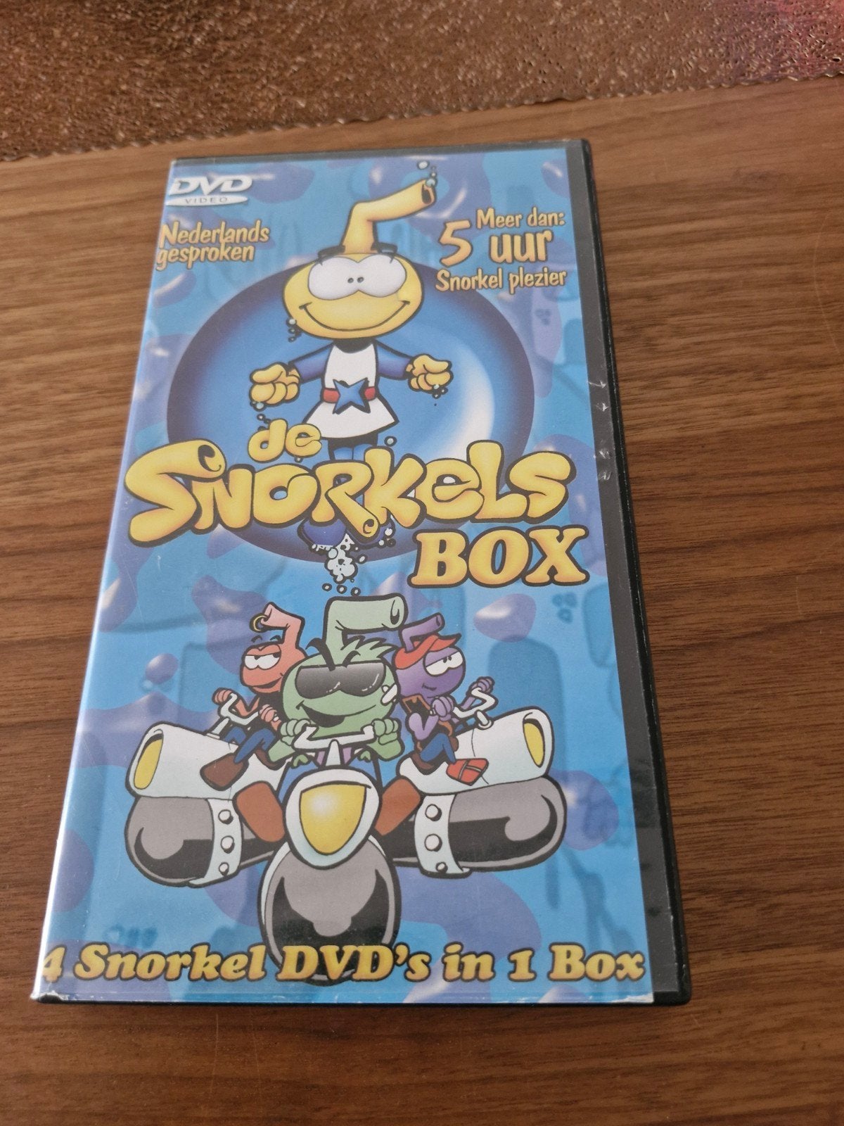 De Snorkels Box - 4 DVD's met meer dan 5 uur plezier, Gebruikt, Animatie, Verzamelbox, Alle leeftijden