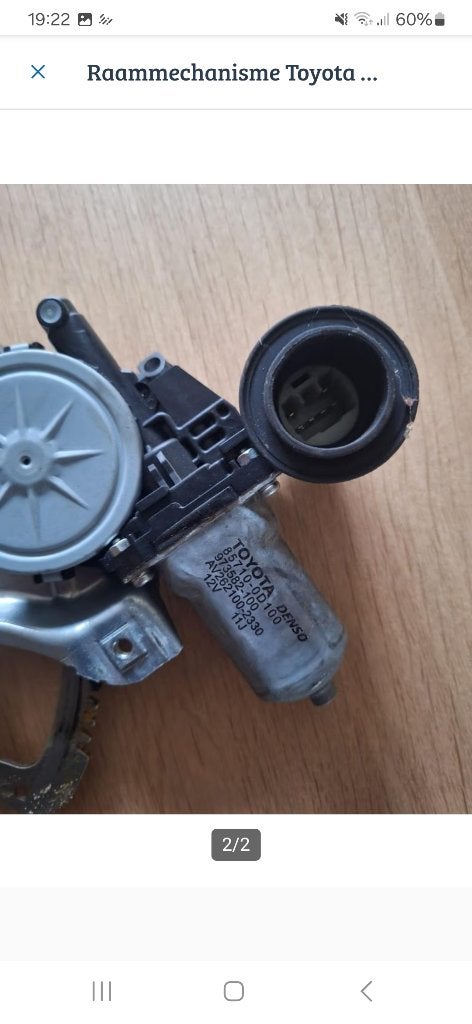 Raammechanisme Toyota Yaris 2006, Auto-onderdelen, Ophalen, Gebruikt, Toyota