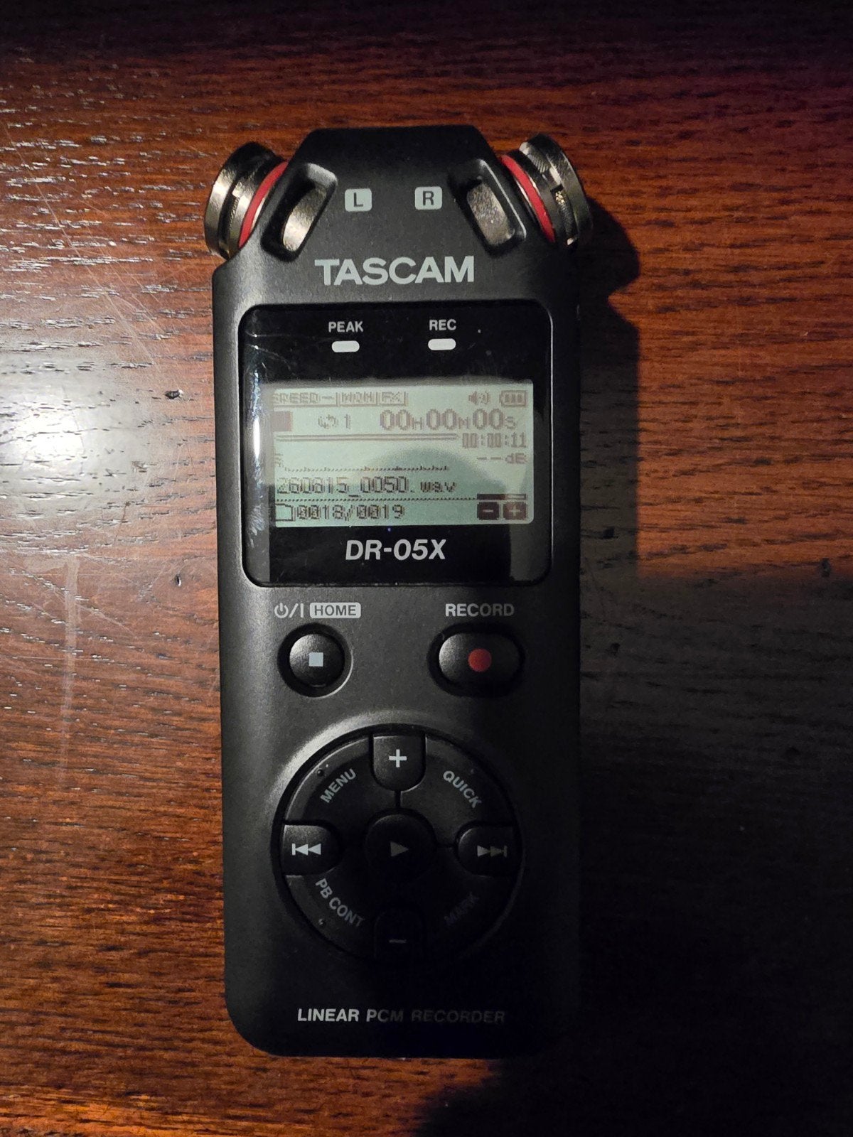 Tascam DR-05X Draagbare Digitale Recorder, Ophalen of Verzenden, Zo goed als nieuw
