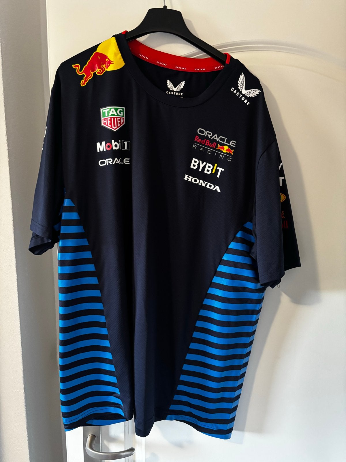 Red Bull Racing F1 Team T-shirt - Castore - Maat 3XL, Ophalen of Verzenden, Zo goed als nieuw, Overige maten, Blauw