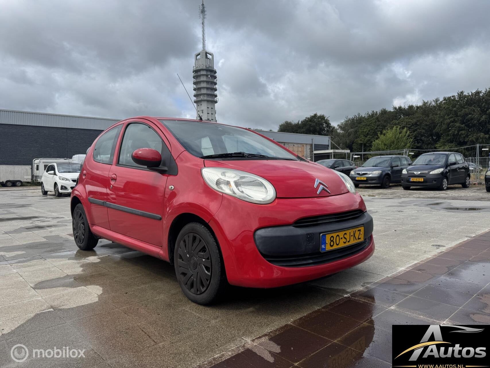Citroen C1 1.0-12V Ambiance- Automaat- Airco- Nap, Gebruikt, 4 stoelen, C1, 68 pk