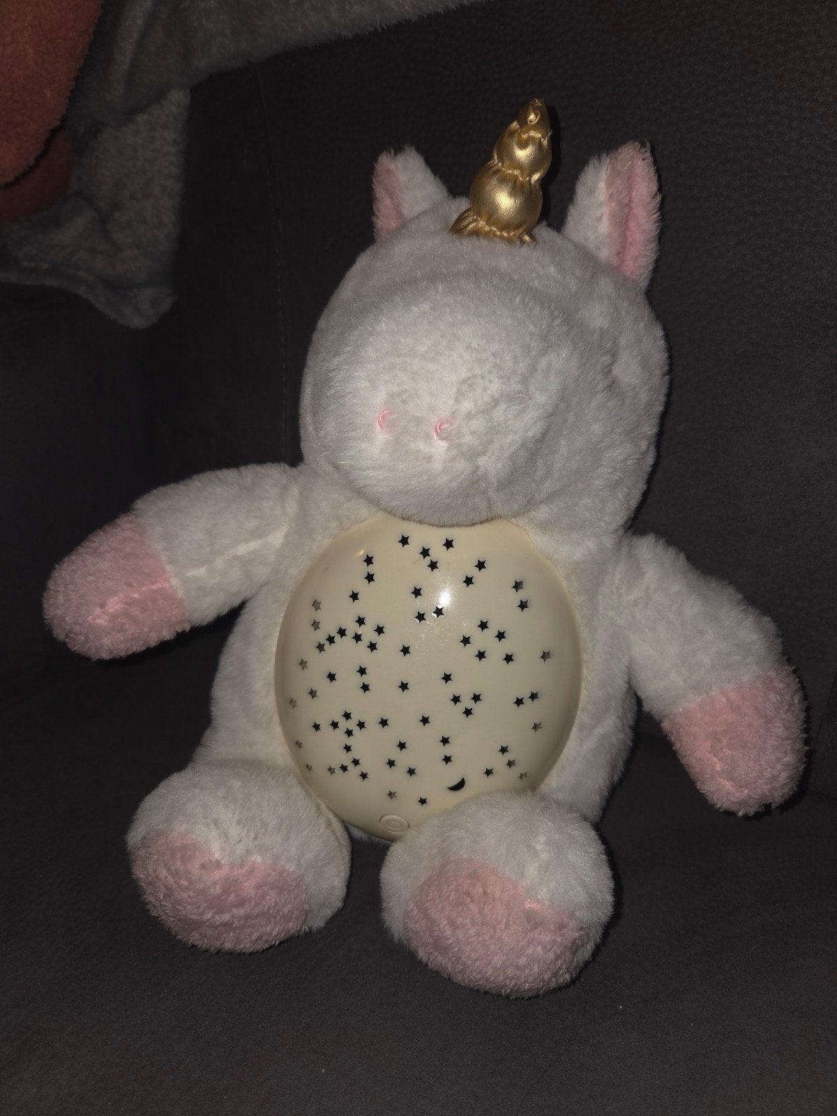 Eenhoorn Knuffel met Sterrenprojector en Licht, Overige karakters, Ophalen of Verzenden, Zo goed als nieuw, Eenhoorn