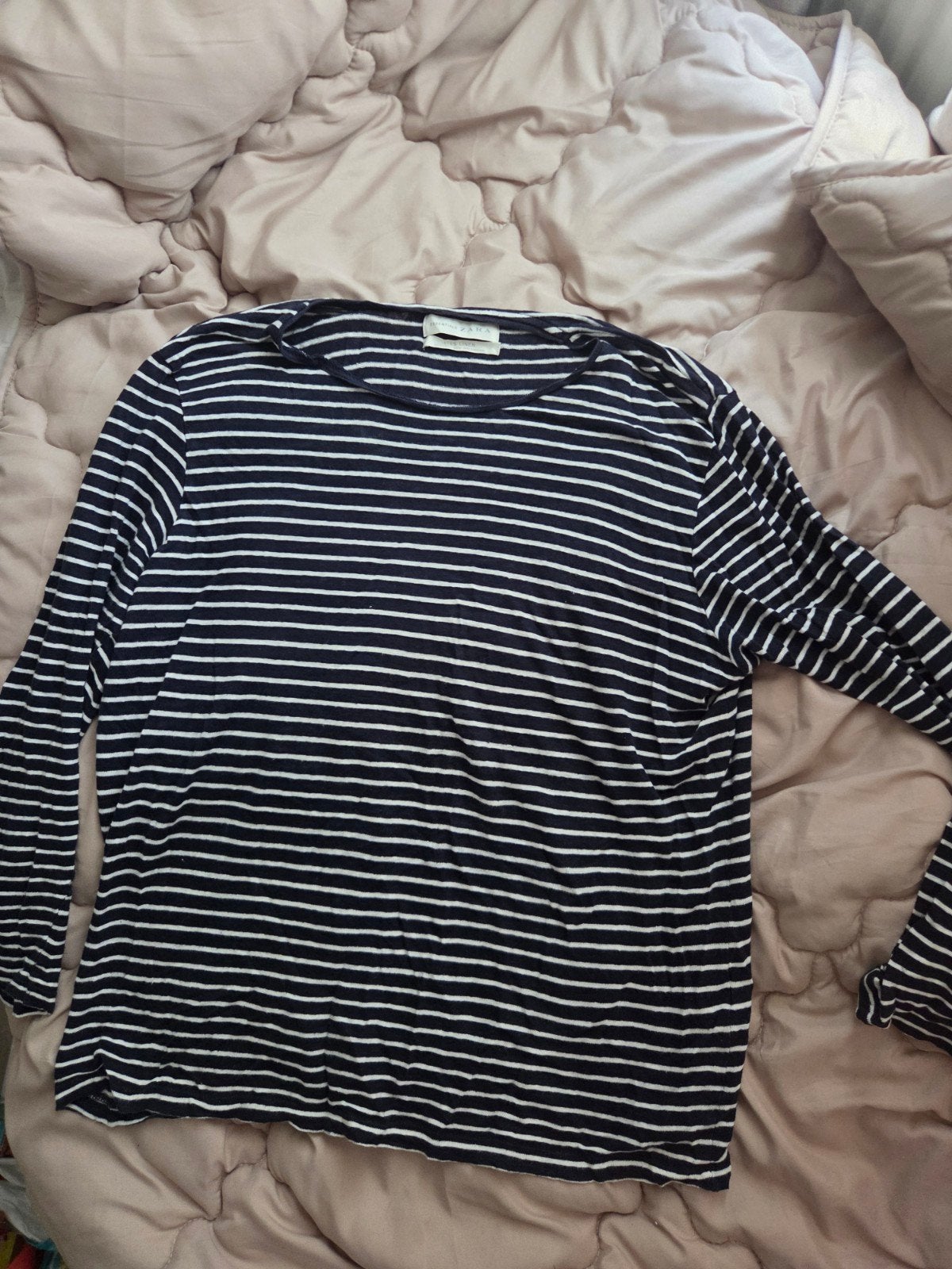Gestreepte longsleeve - Zwart/Wit maat L, Kleding | Dames, T-shirts, Maat 38/40 (M), Zwart, Ophalen of Verzenden, Onbekend