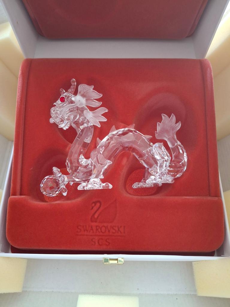 De draak, 1997, Verzamelen, Swarovski, Ophalen of Verzenden, Gebruikt, Figuurtje