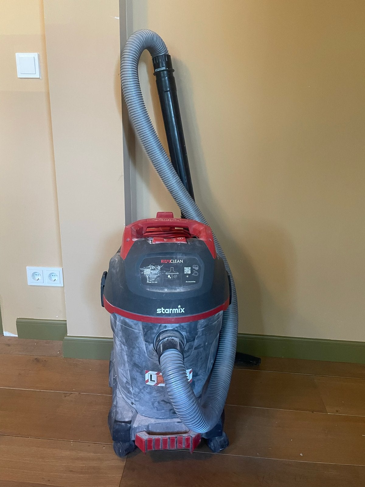 Starmix uClean L-1432 PG+ bouwstofzuiger, Overige merken, Gebruikt, Industriële stofzuiger, 1200 tot 1600 watt