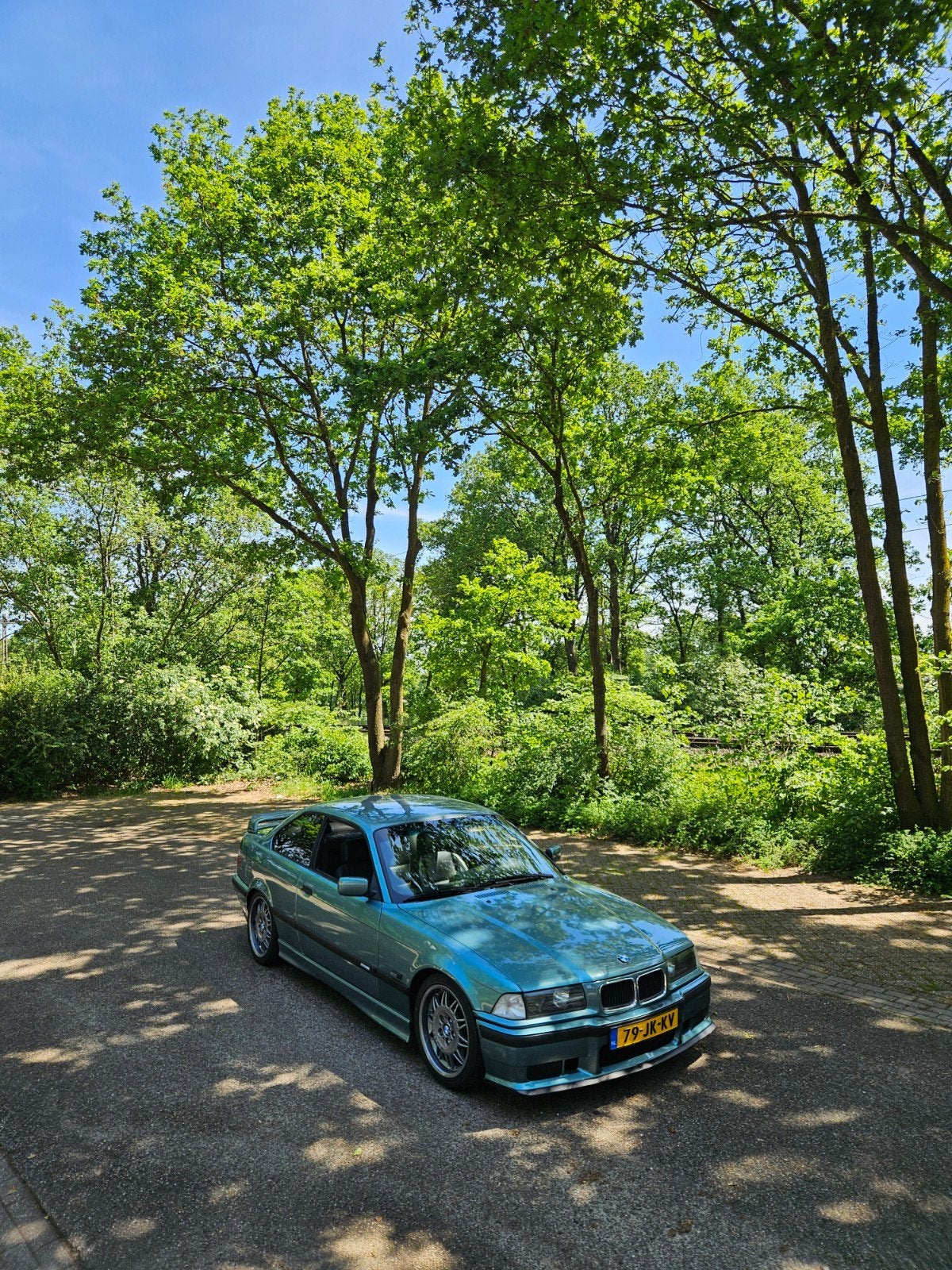 BMW 3-Serie 2.5 I 323 Coupe 1996 Blauw, Auto's, Achterwielaandrijving, 2494 cc, Blauw, Handgeschakeld