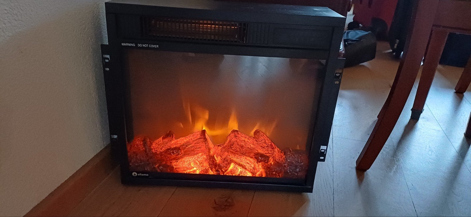 elektrische inbouwhaard AV-INS17, Ophalen, Zo goed als nieuw, Inbouwhaard, Elektrische haard