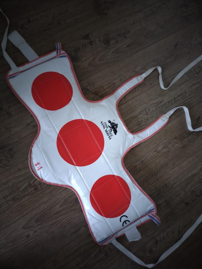 Bescherming torso Taekwondo en Hapkido tijdens sparren, Sport en Fitness, Ophalen of Verzenden, Zo goed als nieuw, Taekwondo, Vechtsportbescherming