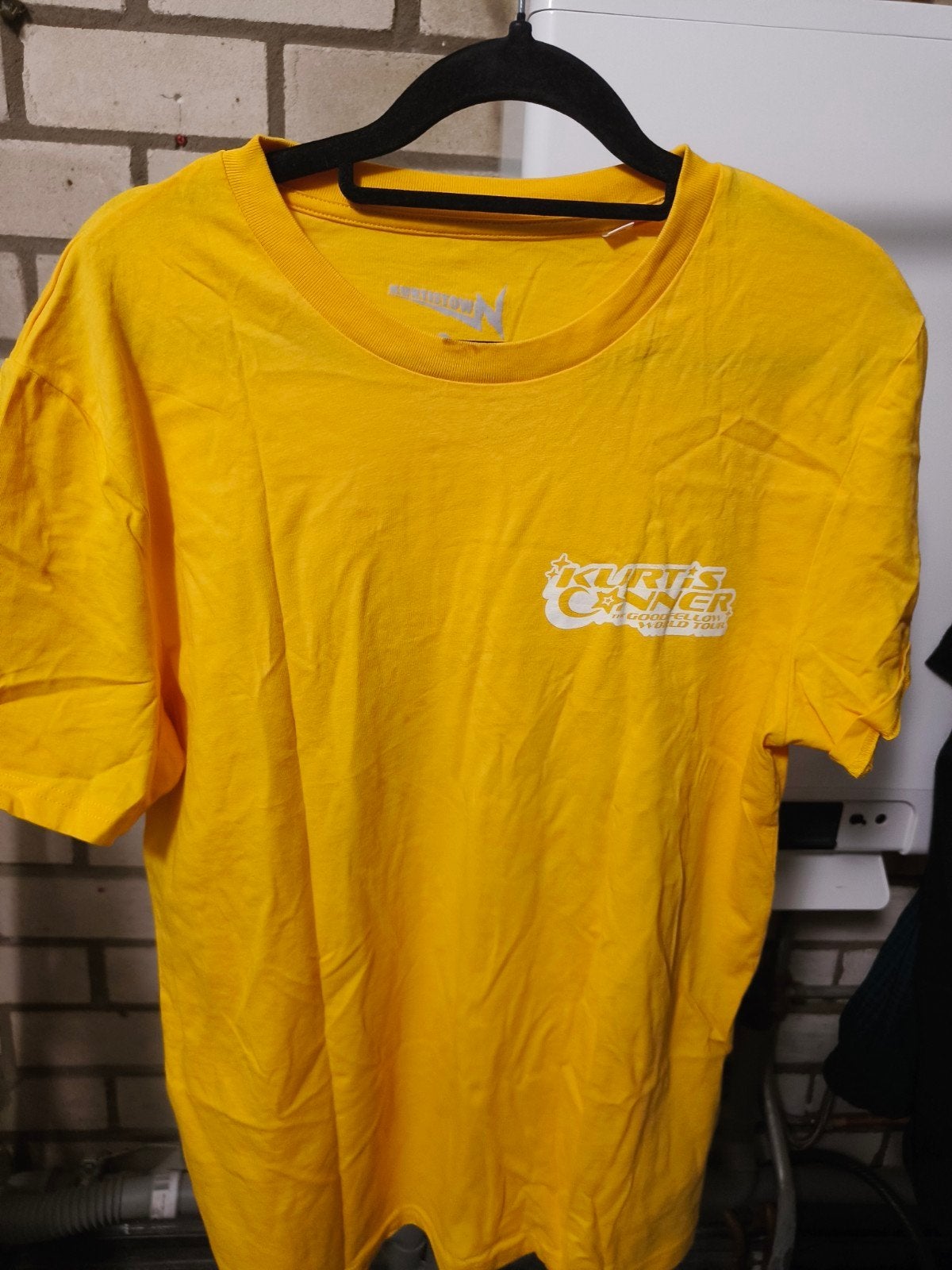Curtis Conner Live Show T-shirt - Stanley/Stella Maat S, Geel, Ophalen of Verzenden, Zo goed als nieuw, Stanley/Stella