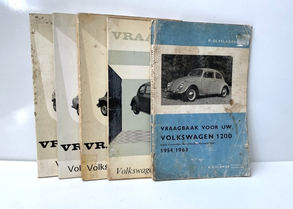 Olyslager vraagbaak – 5x Volkswagen – Kever / Golf / 1600, Verzenden