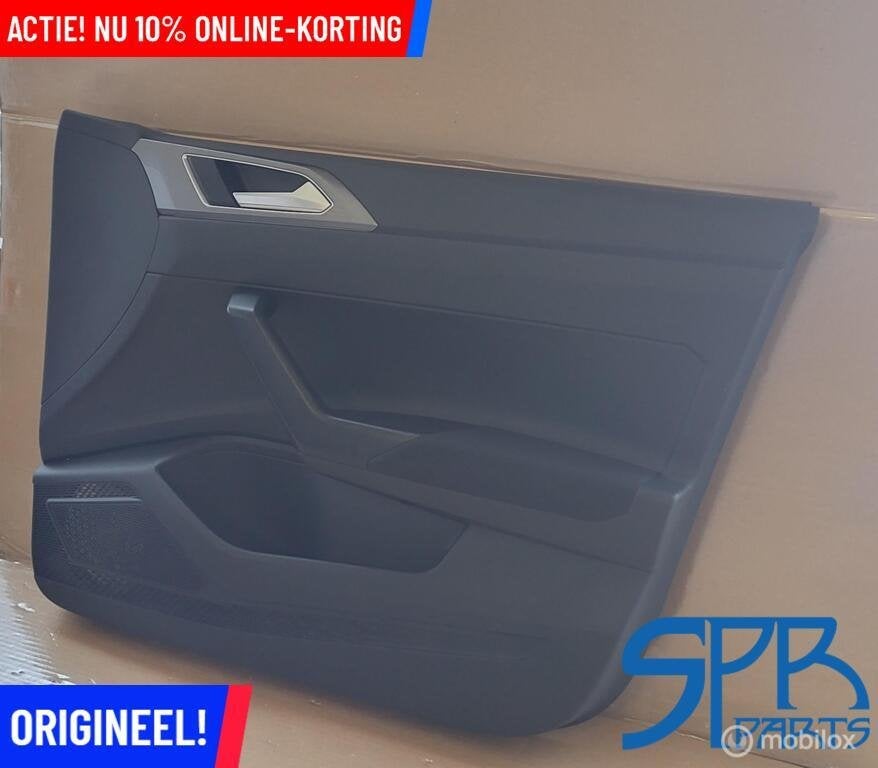 VW POLO 2G AW1 DEURPANEEL RECHTSVOOR 3LB LED VERLICHT 2017+, Gebruikt, VOLKSWAGEN, Volkswagen, Ophalen of Verzenden