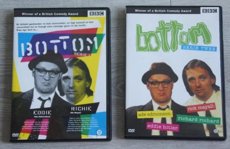 Bottom - Serie 1 & 2 DVD (BBC Comedy), Cd's en Dvd's, Dvd's | Tv en Series, Vanaf 12 jaar, Ophalen of Verzenden, Gebruikt, Komedie