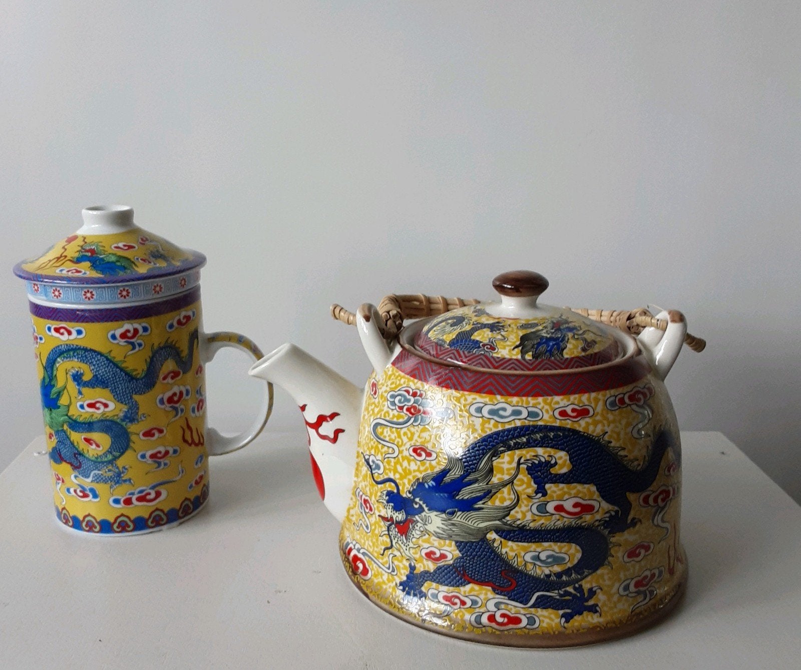 chinese theepot en mok (draak), Ophalen, Overige typen, Nieuw, Overige stijlen