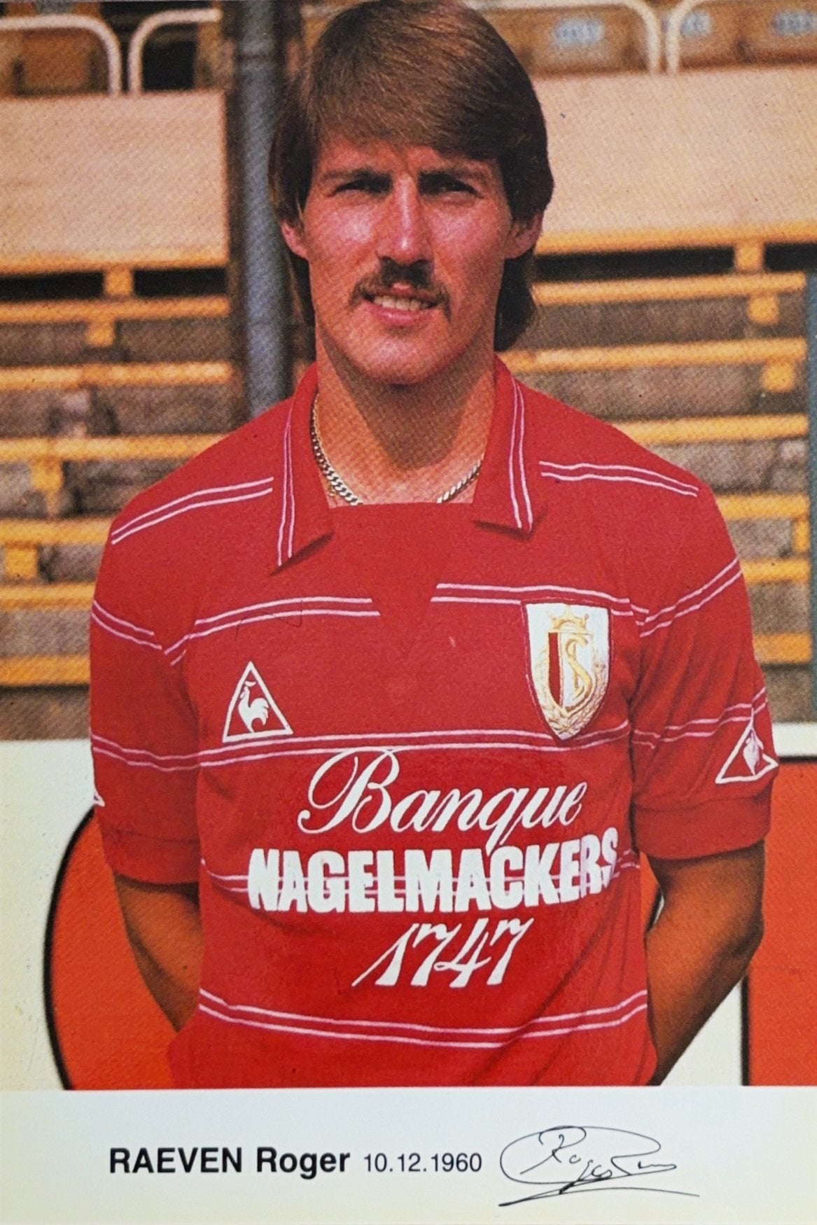 Spelerskaart Roger Raeven - Standard Luik - seizoen 84/85, Verzamelen, Sportartikelen en Voetbal, Ophalen of Verzenden, Zo goed als nieuw