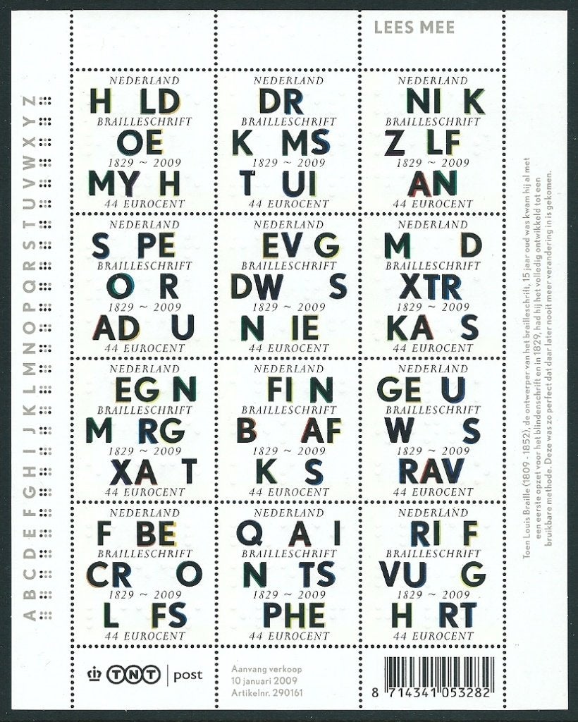 Vel Lees Mee Braille no V2623, postfris, Ophalen of Verzenden, Postfris
