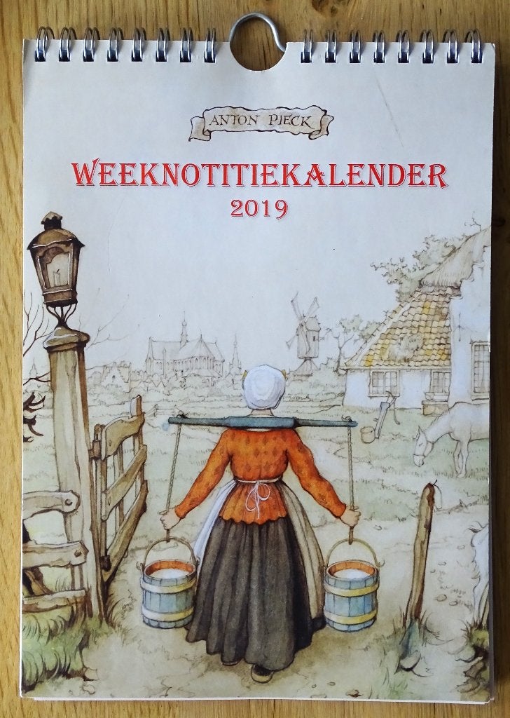 WEEKNOTITIEKALENDER 2019 ANTON PIECK, Ophalen of Verzenden, Weekkalender, Nieuw