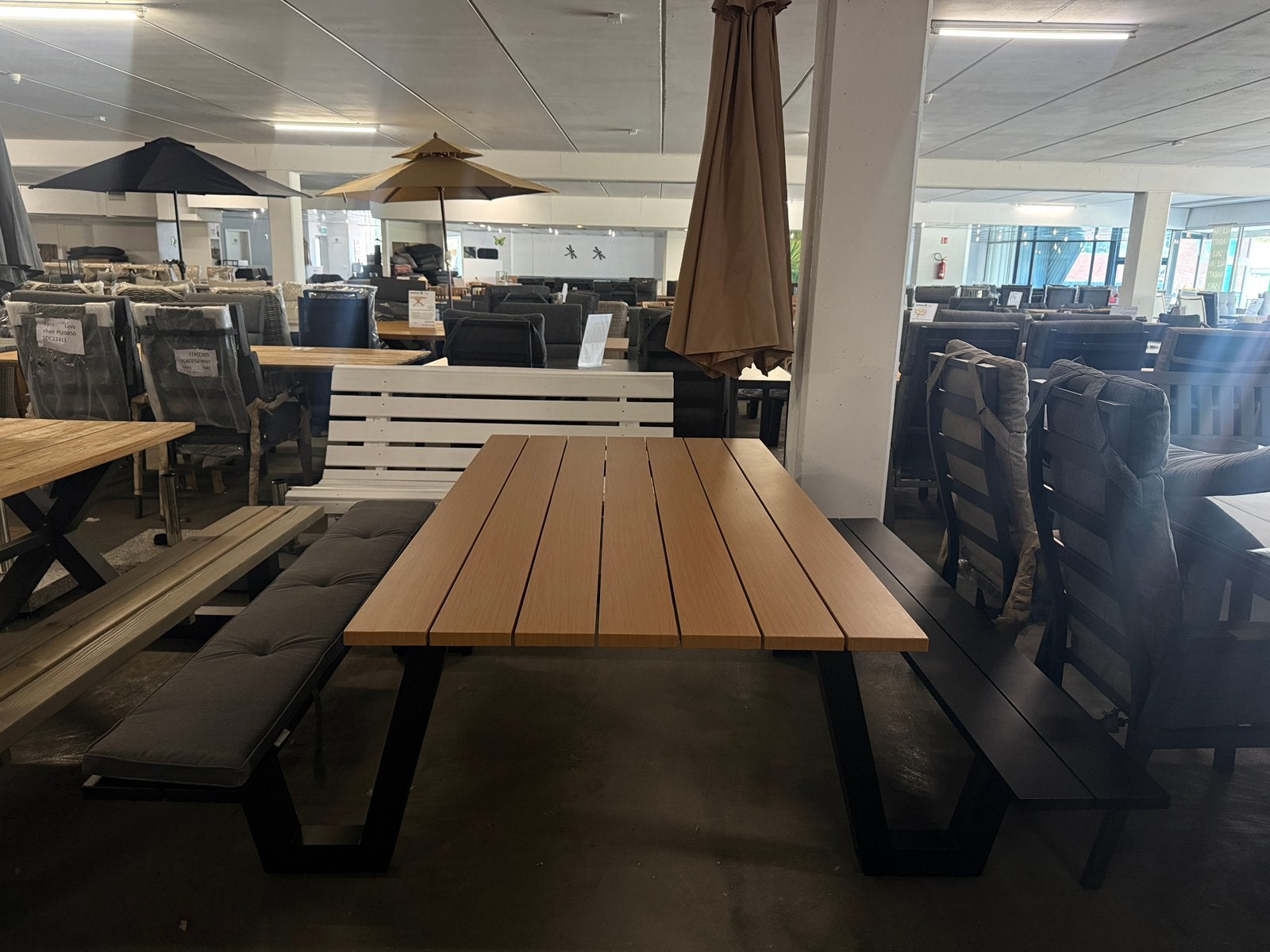SenS-line picknicktafel  Aluminium/Polywood, Tuin en Terras, Picknicktafels, Ophalen, Zo goed als nieuw