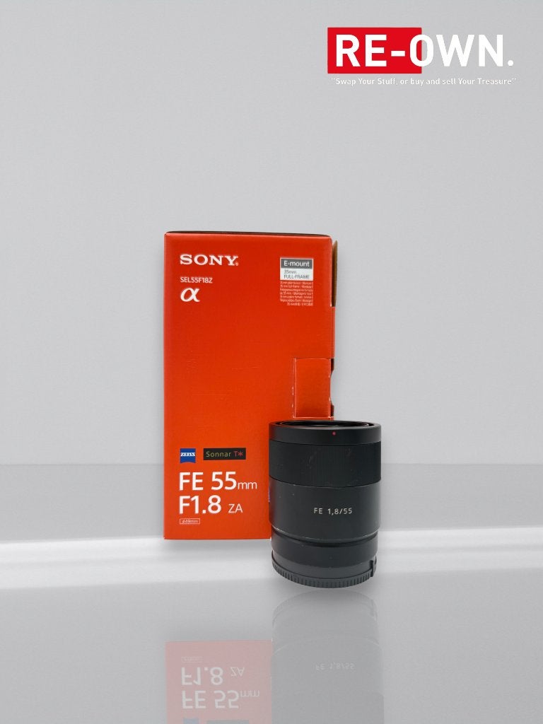 Sony FE 55mm f/1.8 ZA Zeiss Sonnar T nette staat+garantie, ., Ophalen of Verzenden, Zo goed als nieuw, Standaardlens