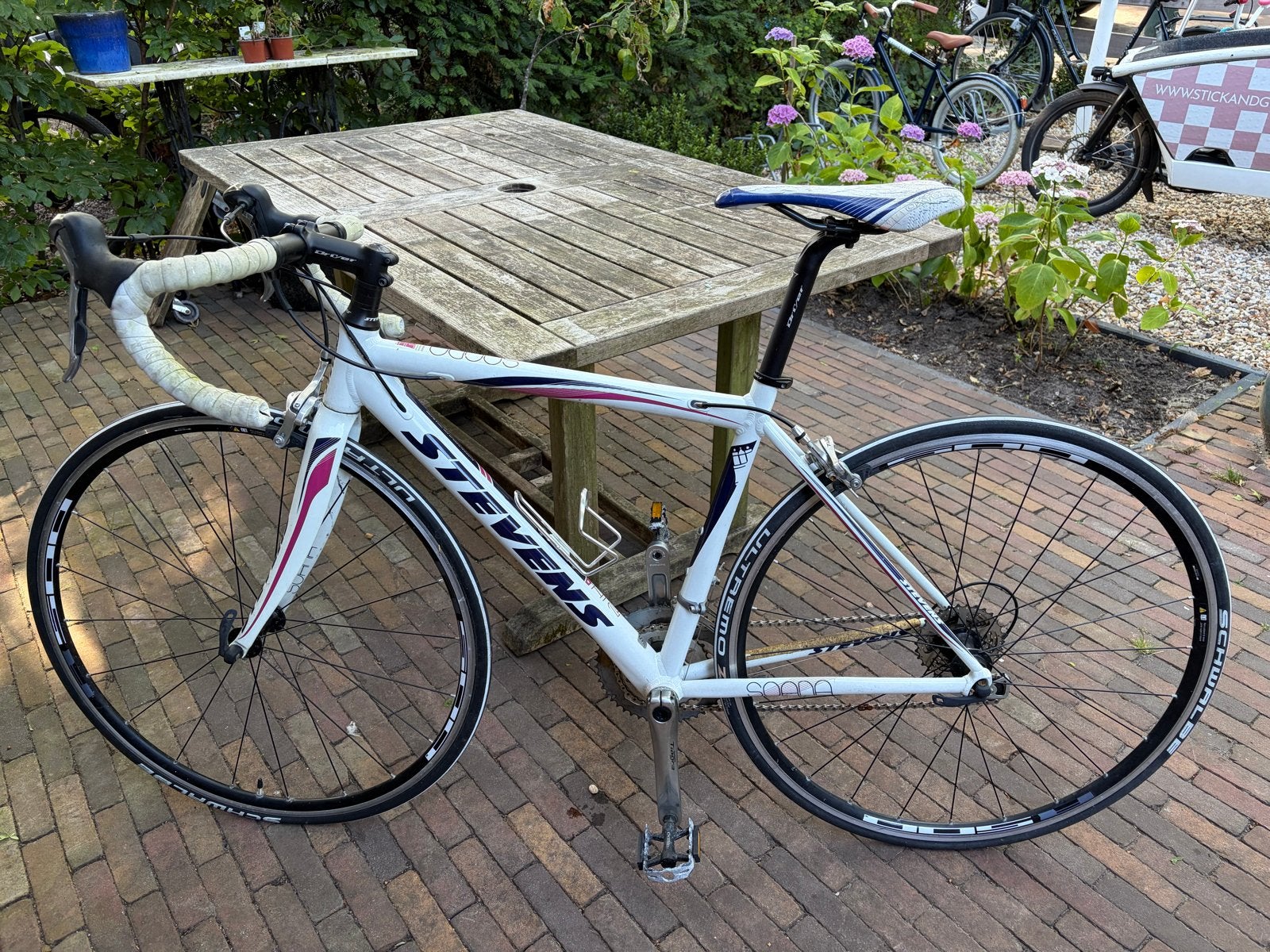 Stevens racefiets - Shimano Tiagra - Maat S, 28 inch, Gebruikt, 10 tot 15 versnellingen, Velgrem