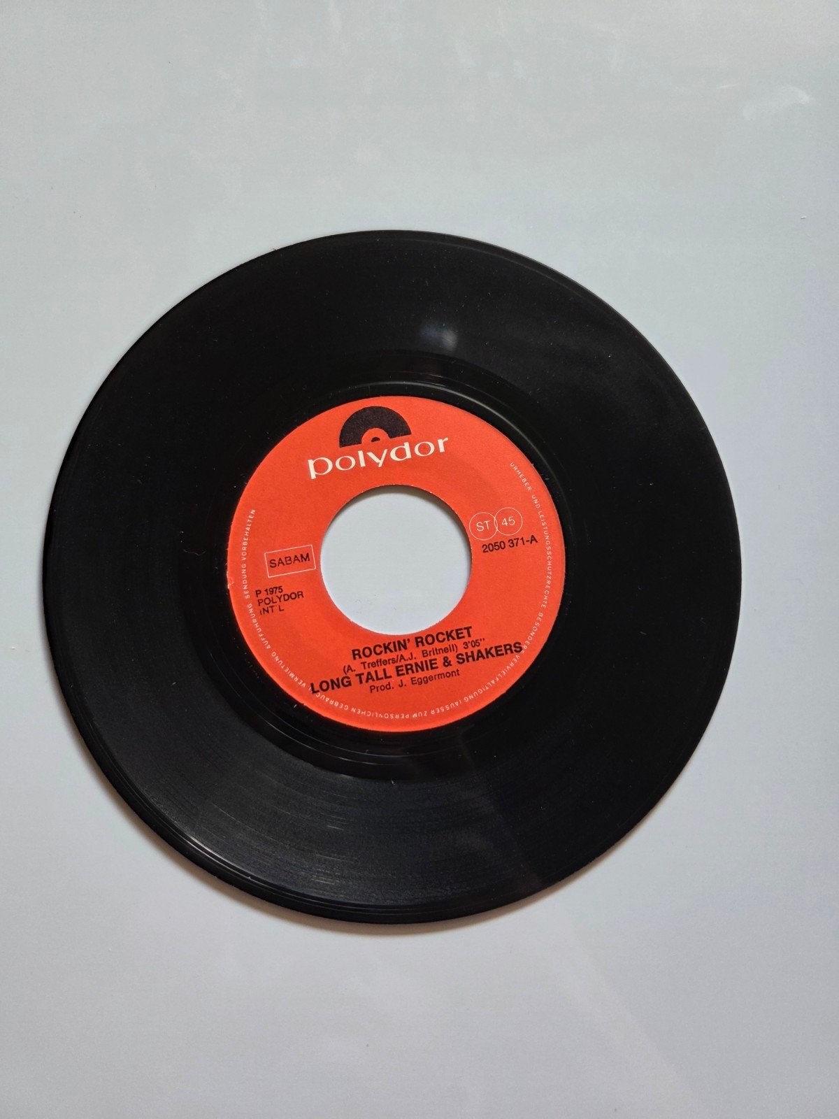 Long tall ernie & Shakers - Rockin' Rocket, Gebruikt, 7 inch, Single, Ophalen of Verzenden