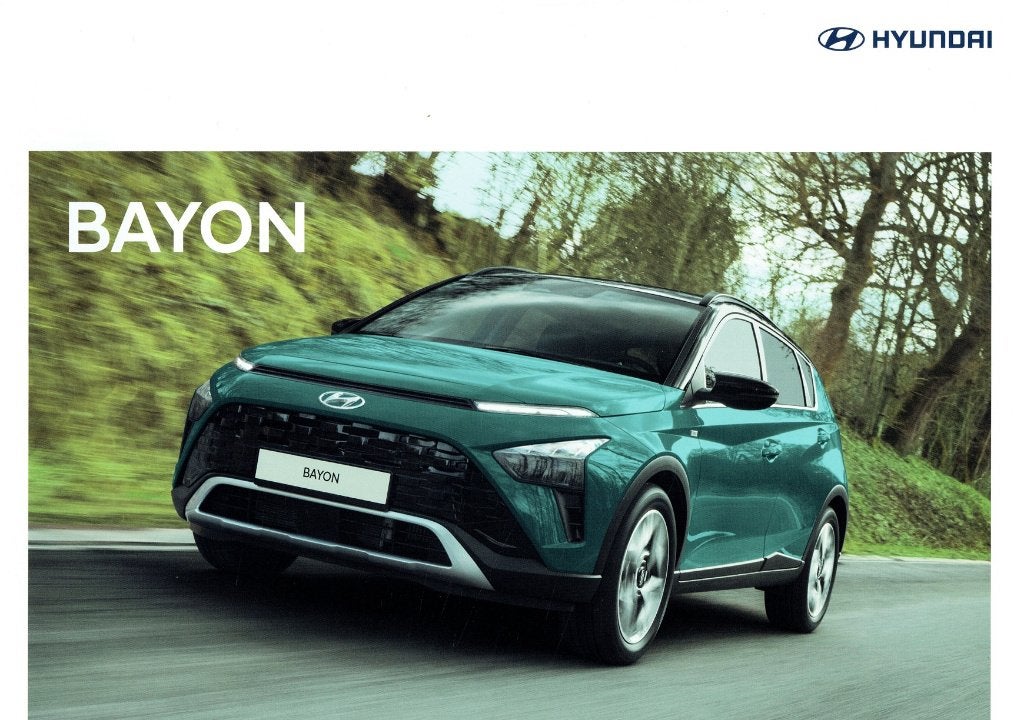Folder Hyundai Bayon (2021), Verzenden, Gelezen, Overige merken