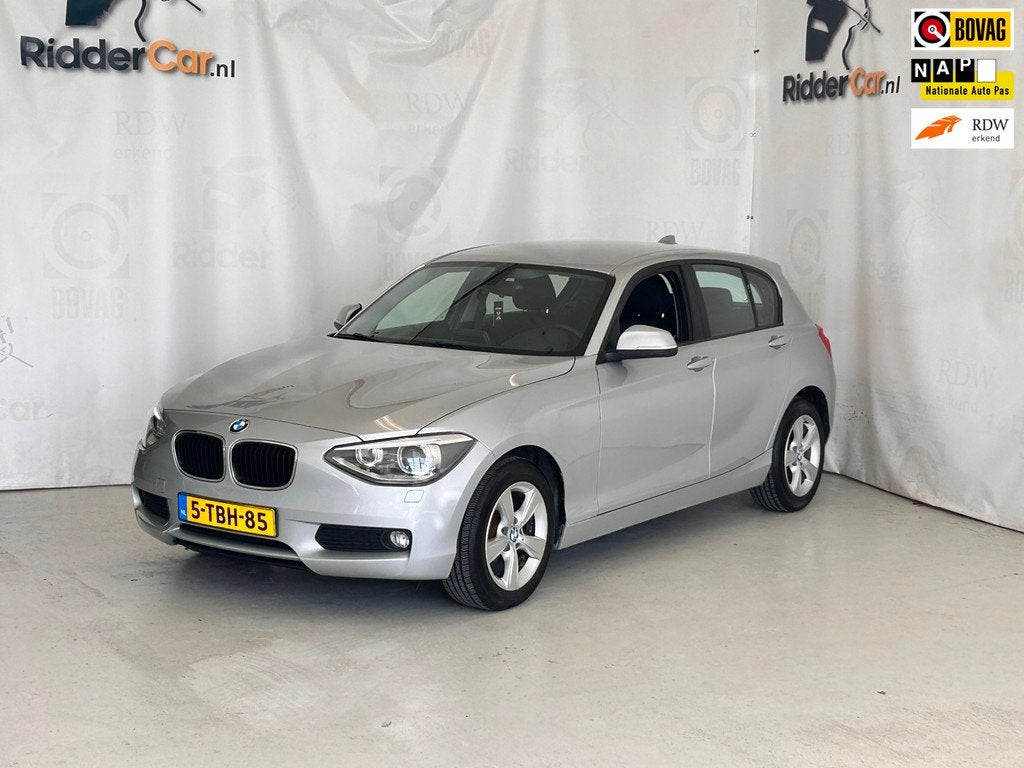 BMW 1-serie 114d Executive|NAP|CRUISE|NAVI|PARK SENS|AIRCO|E, Auto's, BMW, 1-Serie, Euro 5, Gebruikt, 1295 kg