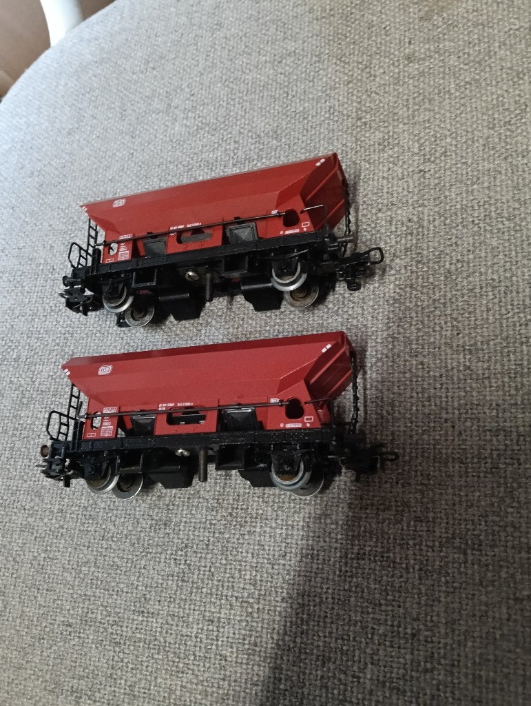 Märklin  H0 Zijlosser van de DB H0 2 stuks, Wisselstroom, Gebruikt, Wagon, Ophalen of Verzenden