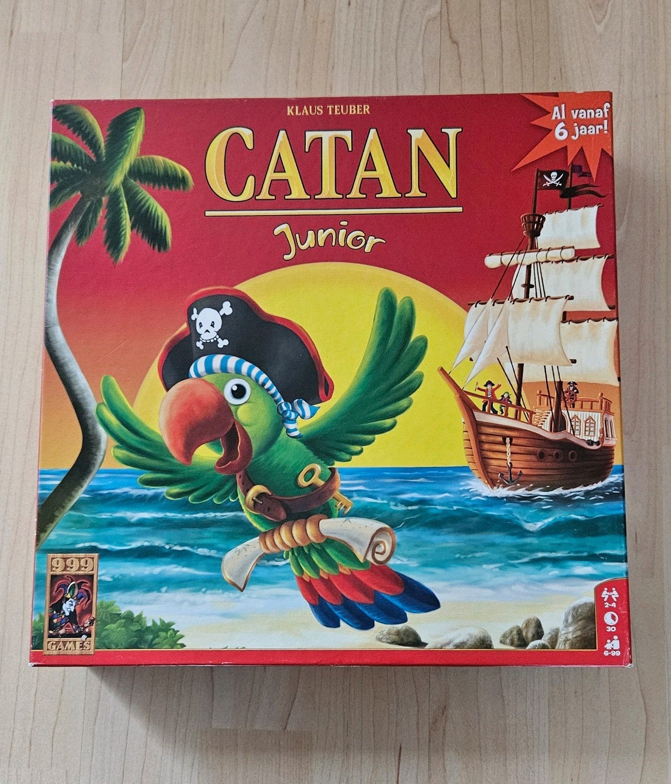 Catan Junior Bordspel - Compleet en in goede staat, Drie of vier spelers, Ophalen of Verzenden, Zo goed als nieuw, Klaus Teuber