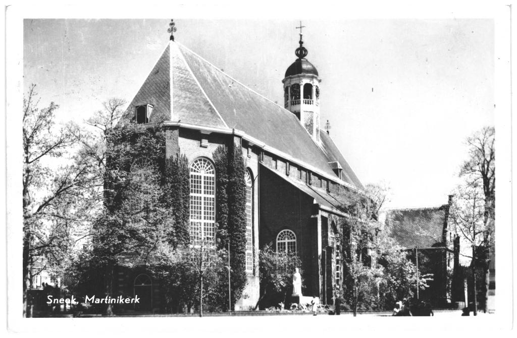 967455 Sneek 1955 Friesland Martinikerk Onbeschreven