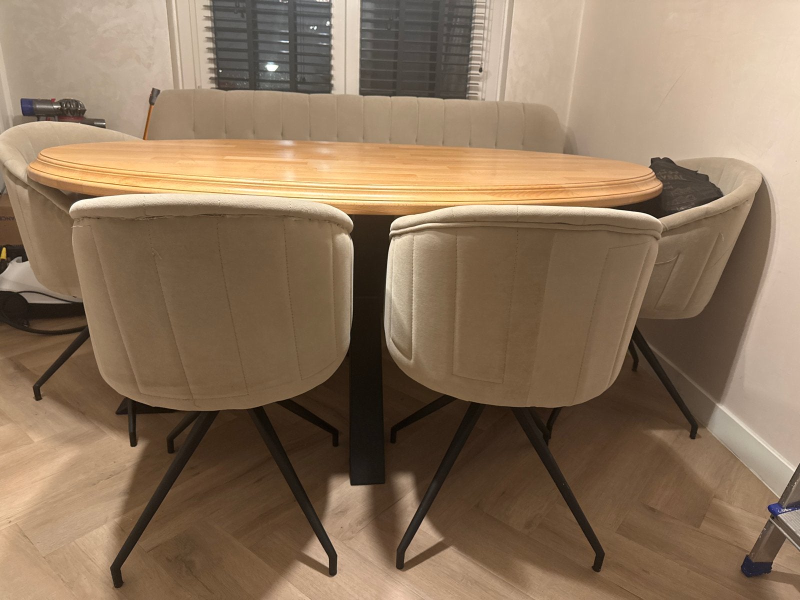 Complete eetkamer set, Huis en Inrichting, Ophalen, Zo goed als nieuw