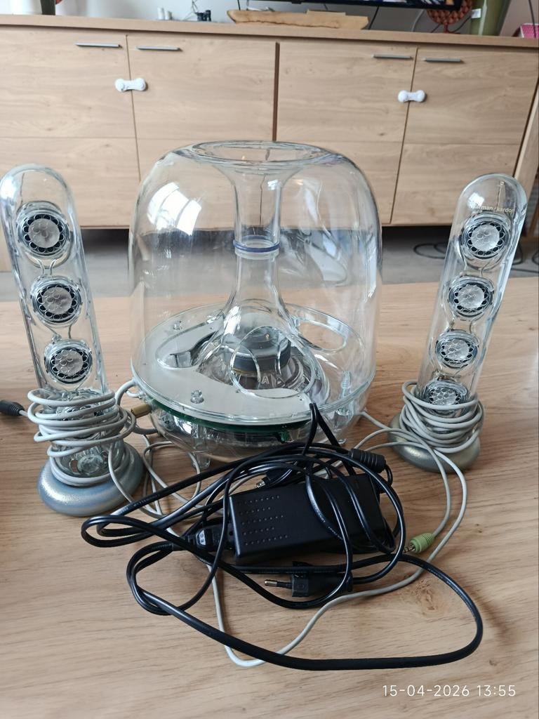Harman Kardon SoundSticks II 2.1 speakerset, Audio, Tv en Foto, Luidsprekers, Gebruikt, 60 tot 120 watt, Overige merken, Ophalen of Verzenden