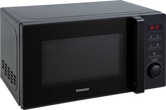 Tomado TMS2002B magnetron zwart, Witgoed en Apparatuur, Ophalen, Zo goed als nieuw, Vrijstaand, Draaiplateau