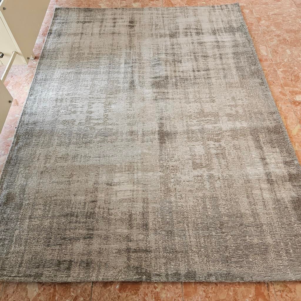 Brinker Vloerkleed Grunge Silver zgan 170x230 cm, 150 tot 200 cm, 200 cm of meer, Ophalen of Verzenden, Zo goed als nieuw