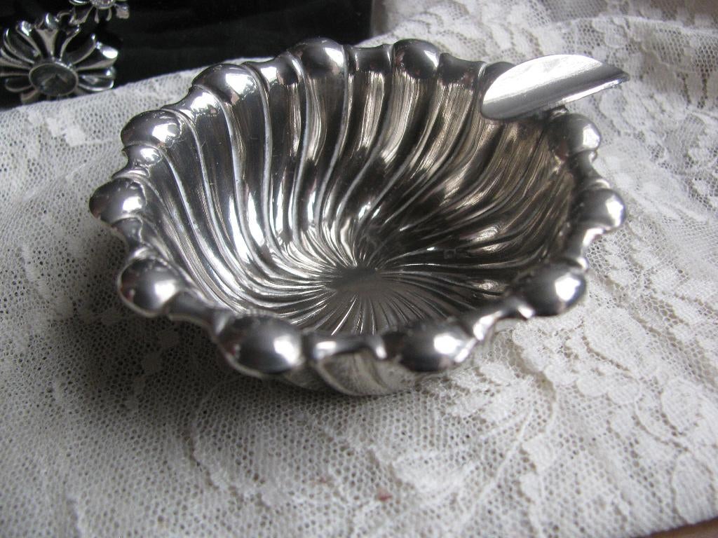 Zilver Kleurige Tastevin ? of Chique Asbak - 6.5 cm, Verzenden