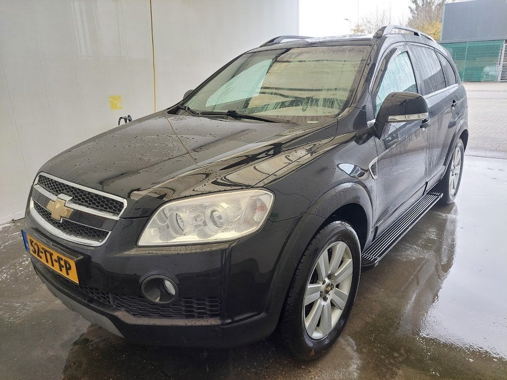 Chevrolet Captiva 3.2 4WD AUT 2007 zwart met APK, Auto's, Automaat, 1780 kg, 3195 cc, Zwart