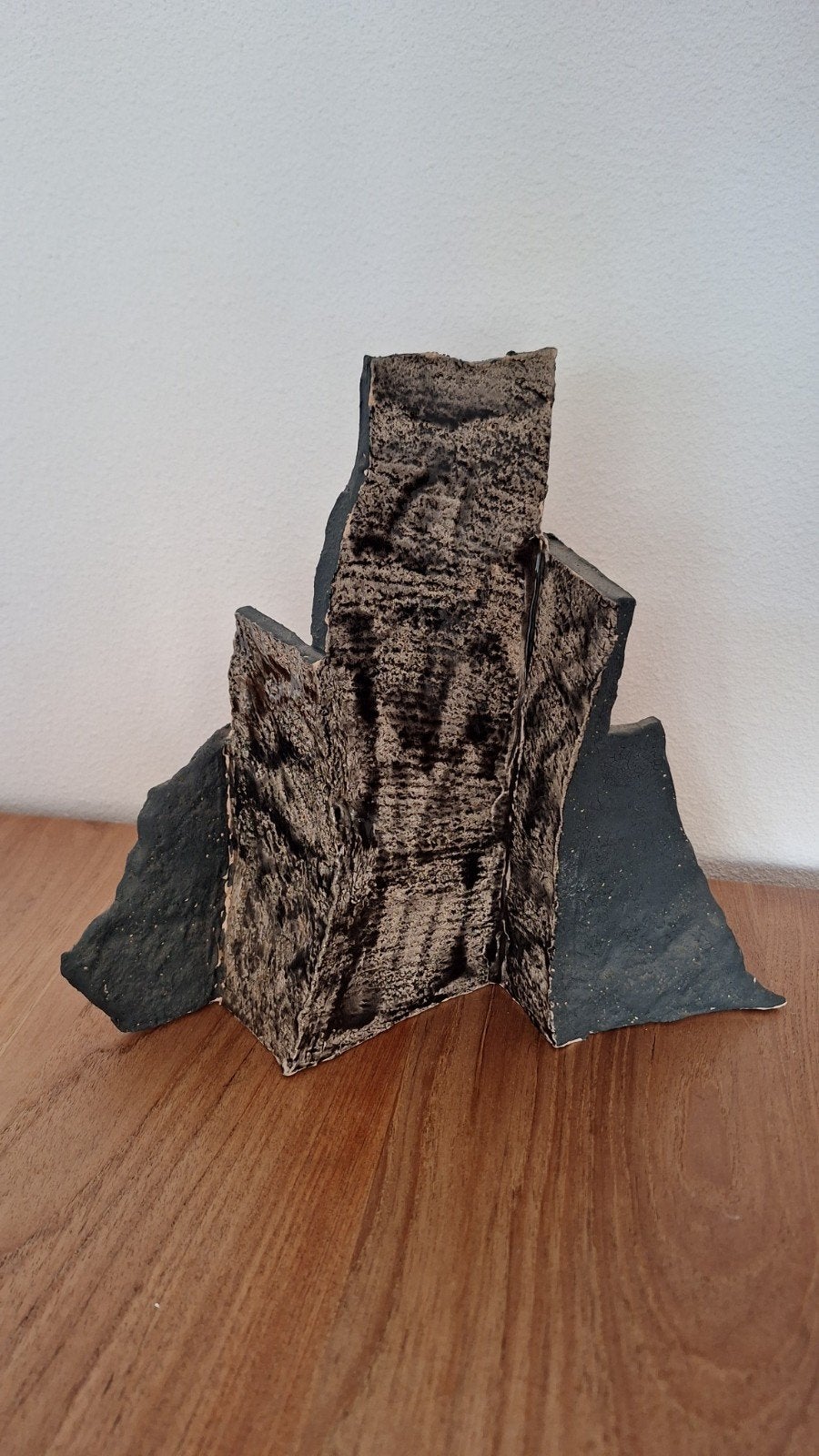 kunst aardewerk keramiek geglazuurd, Geglazuurd, Ophalen of Verzenden, 20 - 50 cm, Beeld