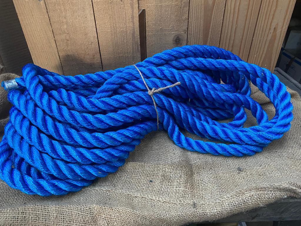 TOUW PPMF  24mm trossen a 20mtr blauw, Ophalen, Nieuw, Overige typen