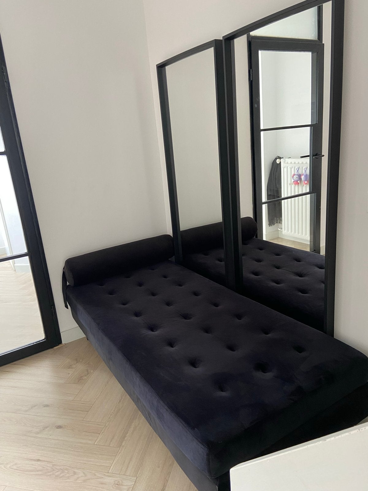 Bank / bedbank, Huis en Inrichting, Ophalen, Gebruikt, 150 tot 200 cm, Tweepersoons