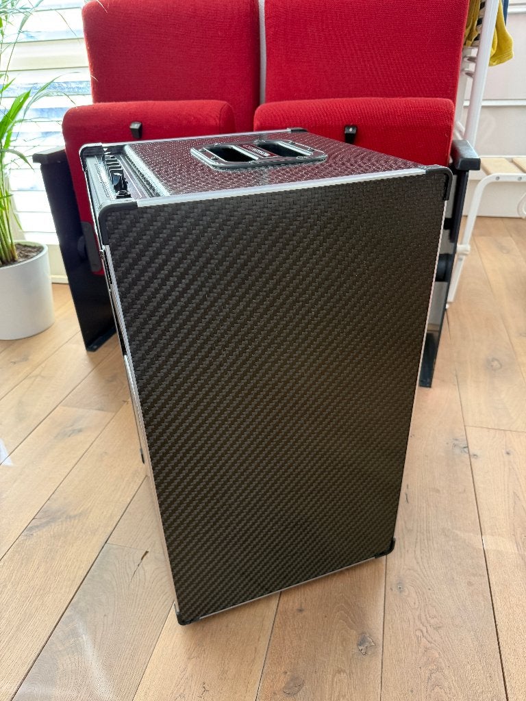 GR Bass AT210V-C800 Aerotech 2x10 800W combo+ originele hoes, Ophalen, Zo goed als nieuw, Basgitaar, 100 watt of meer