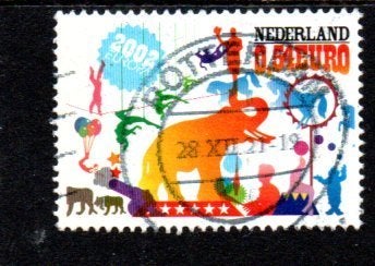 ‹(•¿•)› nl # m0214 circus europa, Verzenden, Na 1940, Gestempeld
