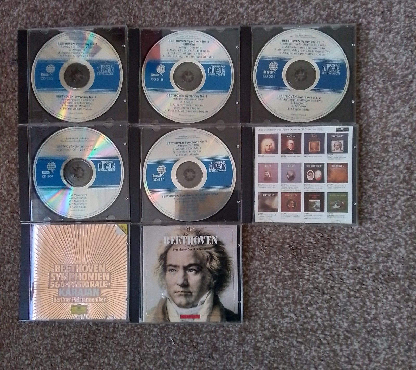Beethoven 8cd,s in nette staat, Ophalen of Verzenden, Zo goed als nieuw
