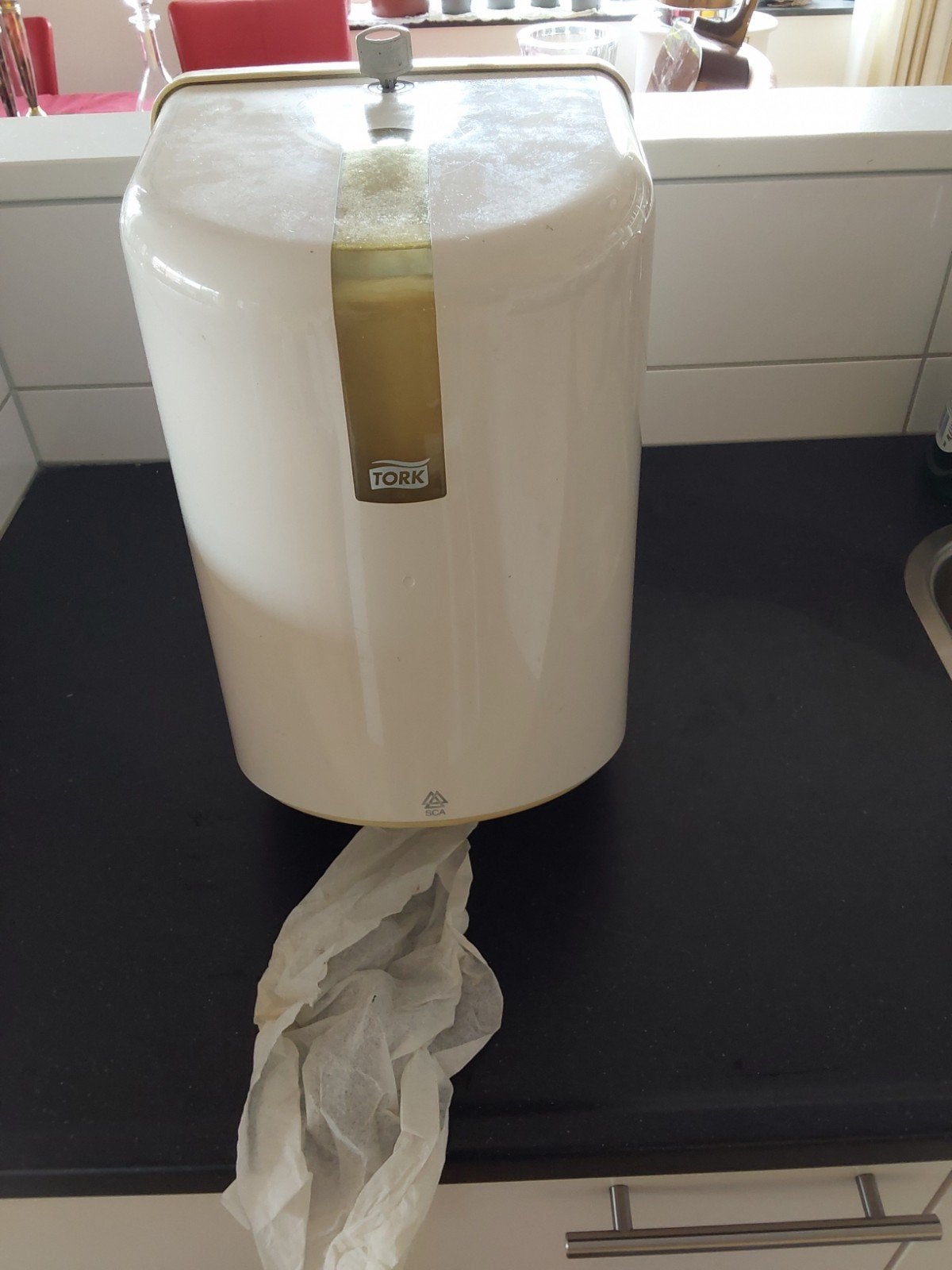 TORK M2 dispenser  keukenpapier, Ophalen of Verzenden, Gebruikt, Kunststof