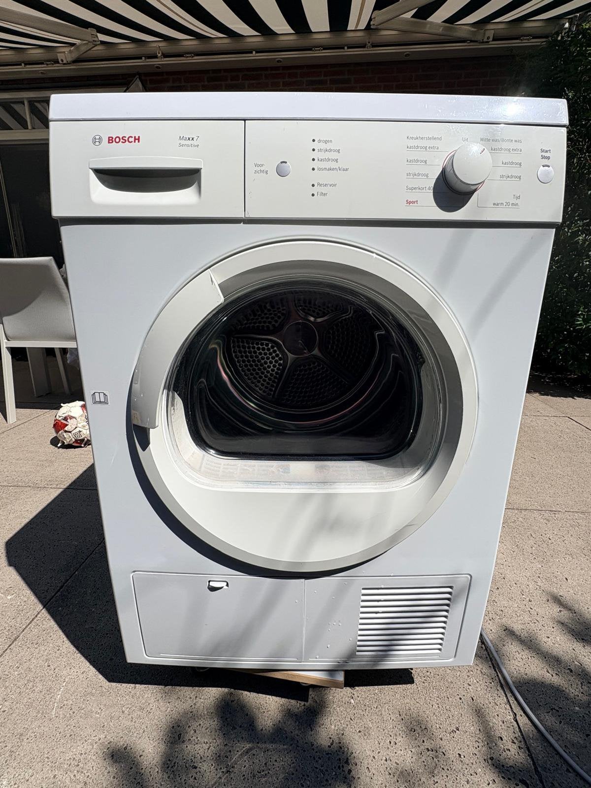 Bosch Maxx 7 Sensitive - WTE84103NL/38 FD - 2/8/26 GETEST, Witgoed en Apparatuur, Wasdrogers, Ophalen, 6 tot 8 kg, Gebruikt, Minder dan 85 cm