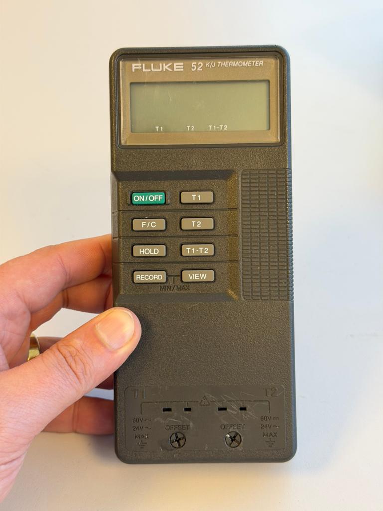 Fluke 52 K/J Thermometer Dual Input digitale Tester meter, Ophalen of Verzenden, Zo goed als nieuw, H, H