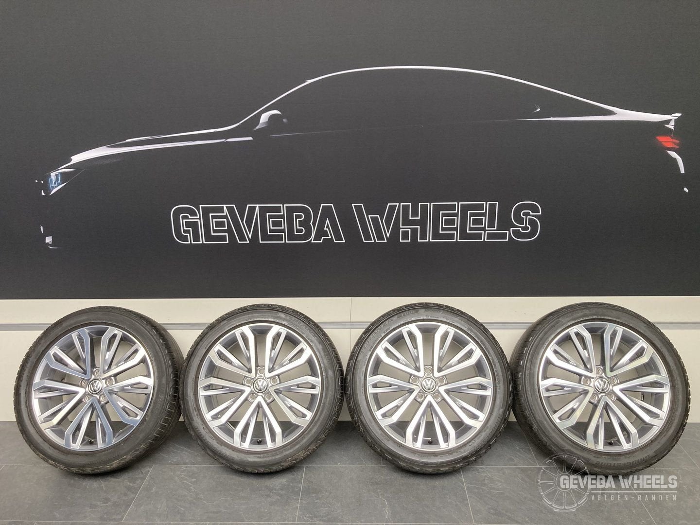 18” originele Volkswagen T-roc ‘Monego’ velgen banden  5x112, 18 inch, -, -, Banden en Velgen
