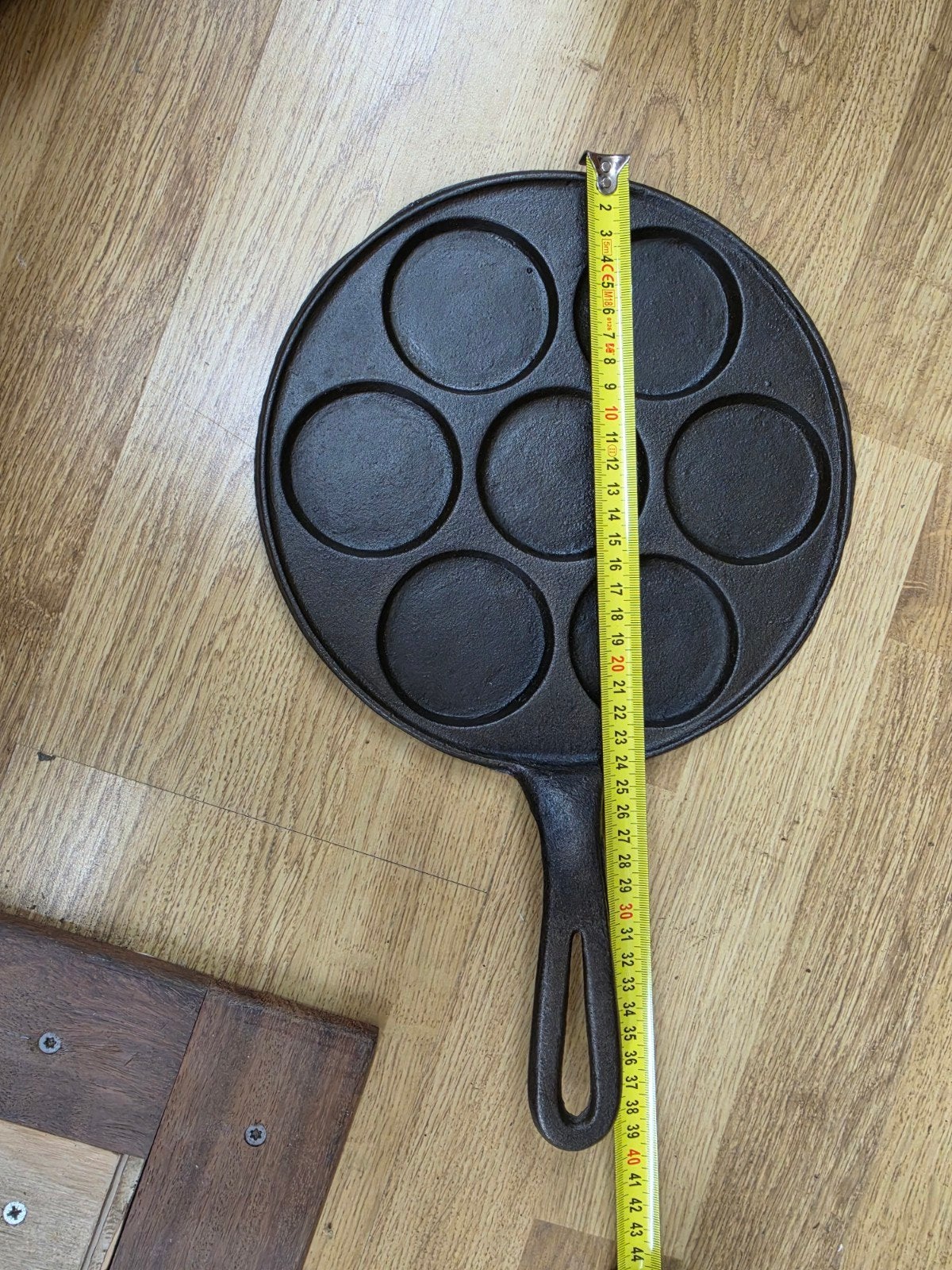 Gietijzeren pannenkoekenpan/flensjespan (Plättlagg), Ophalen of Verzenden