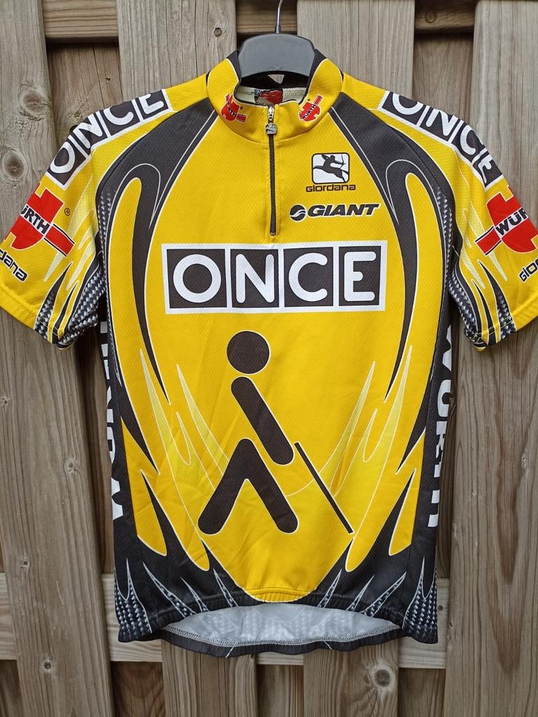 ONCE Giordana Giant Wielershirt Maat M, Fietsen en Brommers, Ophalen of Verzenden, Bovenkleding, Gebruikt, Giordana