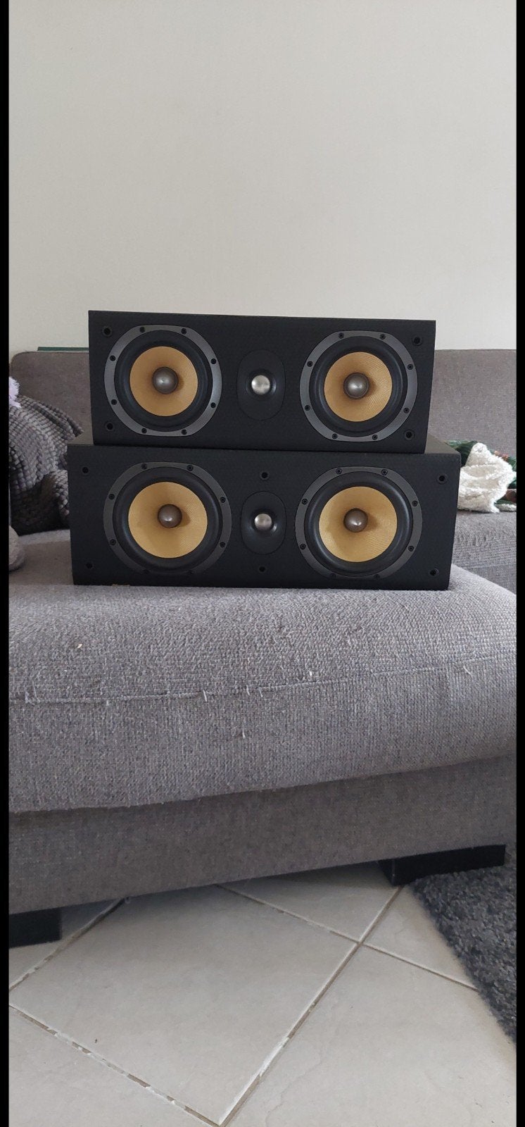 Bowers & Wilkins (B&W) LCR600S3 Center Speaker, Zo goed als nieuw, Bowers & Wilkins (B&W), Geschikt voor surround/home cinema