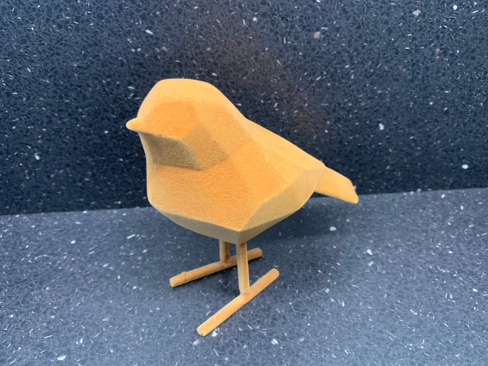 Decoratieve vogel - Geometrisch design, Kunststof, Ophalen of Verzenden, Zo goed als nieuw, Oranje